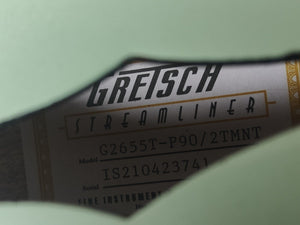 Gretsch G2655T-P90 Streamliner Semi Hollowbody w/Bigsby (Mint Metallic)