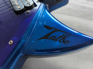 2000’s Tokai Japan Talbo Blazing Fire Cast Aluminium Electric Guitar (Blue)