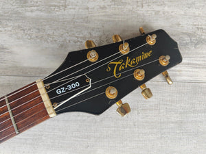 1980's Takamine GZ-300 Solid Body Double Cutaway Electric Guitar (Mahogany/Ash)