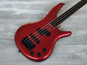 1991 Ibanez Japan SR-600D SDGR Soundgear Fretless Bass (Ruby Red)