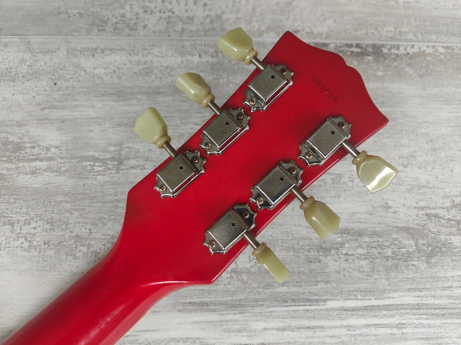 2008 Tokai ES-60 Semi Hollowbody 335 Electric Guitar (See-thru Red)