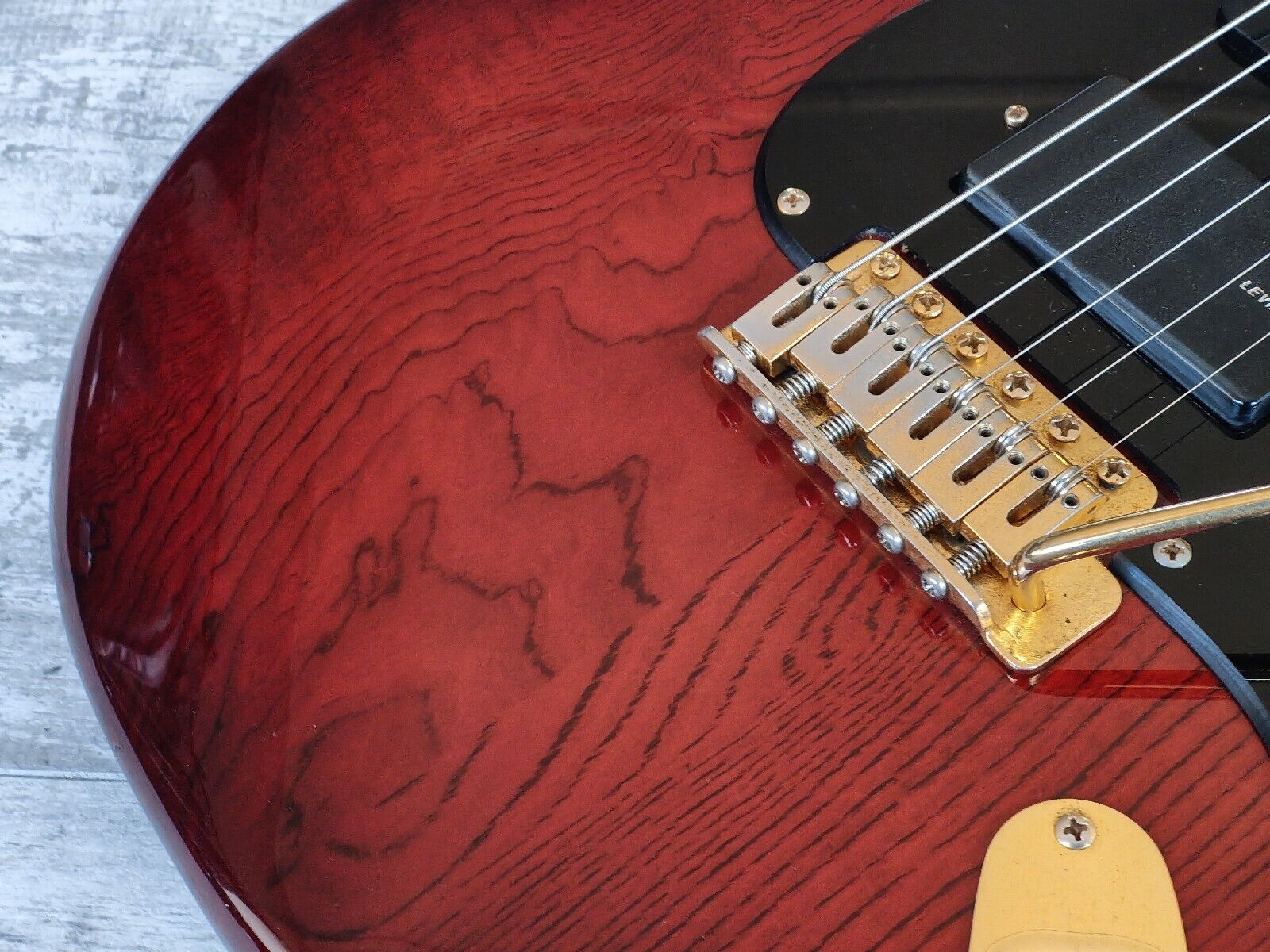 1990's Levinson Blade RH-4 Stratocaster (Trans Red)