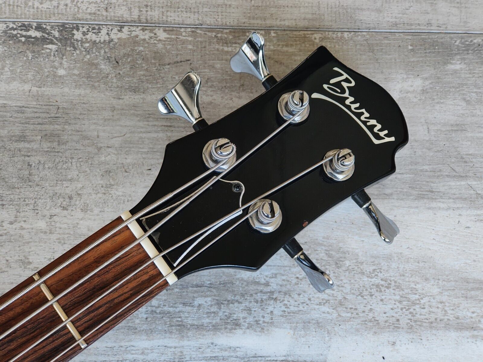1996 Burny (Fernandes) EB-95X "X Japan" Signature Eagle Bass (Black)