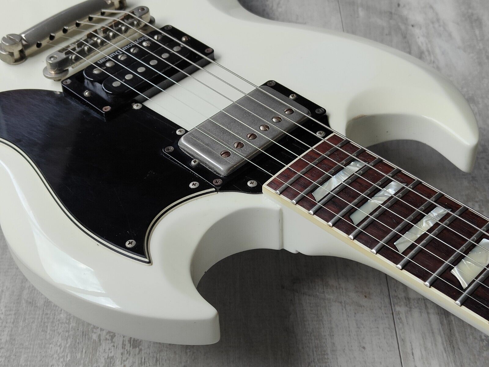 1994 Orville (Gibson) Japan  SG-65 '62 Reissue SG Double Cutaway (Alpine White)