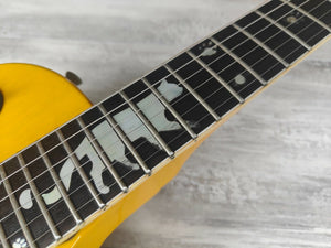 Blitz by Aria Pro II Leopard Les Paul Special (TV Yellow)