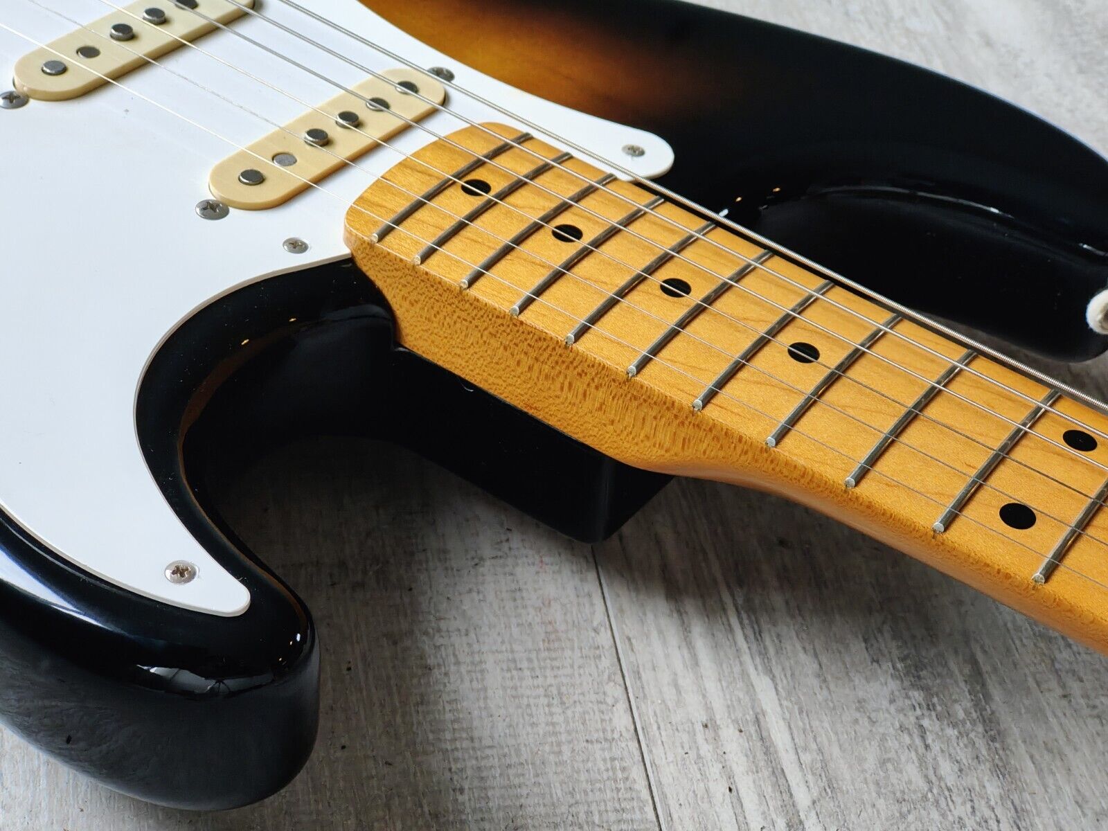1987 Fender Japan ST54 '54 Reissue Stratocaster w/Soft V Neck (Brown Sunburst)