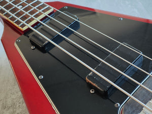 1988 Greco Japan FVB-75 Flying V Bass (Cherry Red)