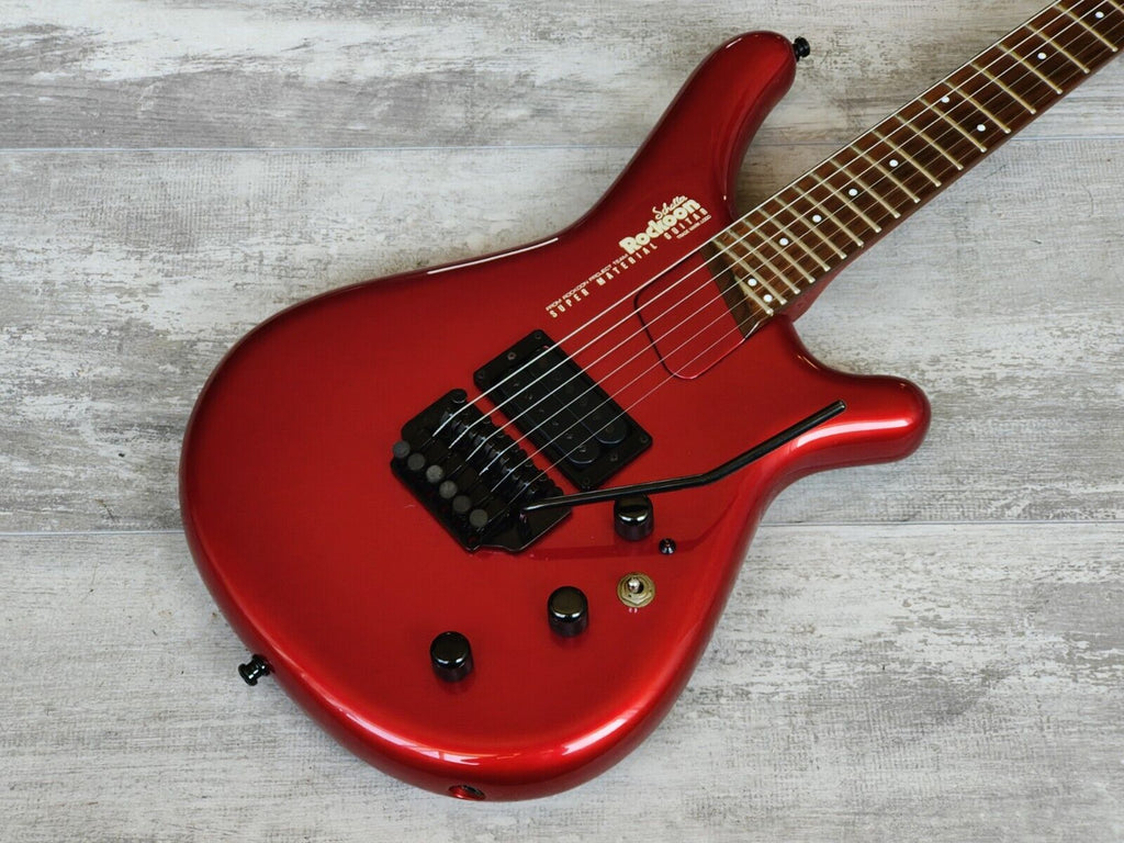 1990 Rockoon (by Kawai Japan) TG-60 Electric Guitar w/Onboard Overdrive (Red)