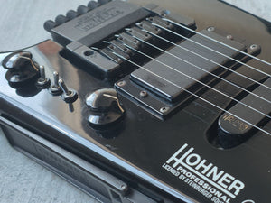 1989 Hohner G3T Headless Guitar w/Steinberger System (Black)