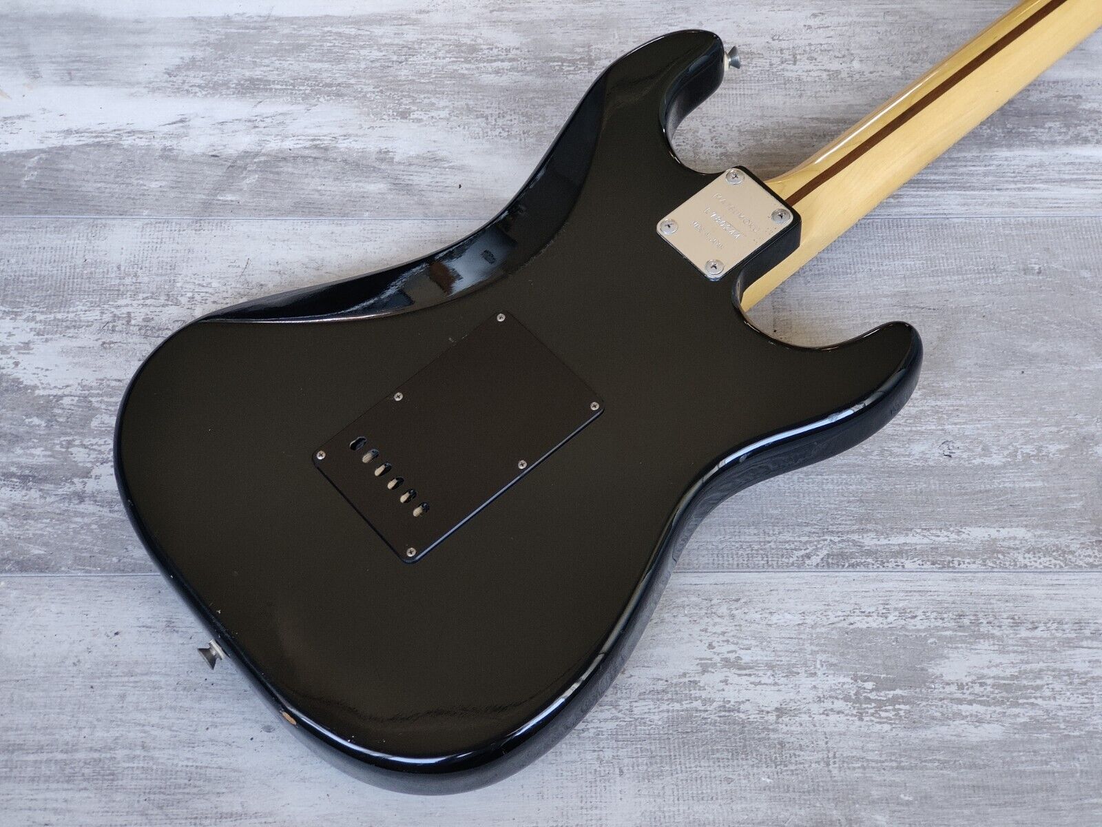 1978 Aria Pro II Japan ST-600 LH Left Handed Stratocaster (Black)