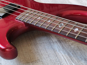 1983 Aria Pro II Japan SB Elite-II Electric Bass (Deep Red Metallic)