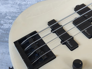1998 Aria Pro II IGB-50 Integra Series Active Bass (Aged White)