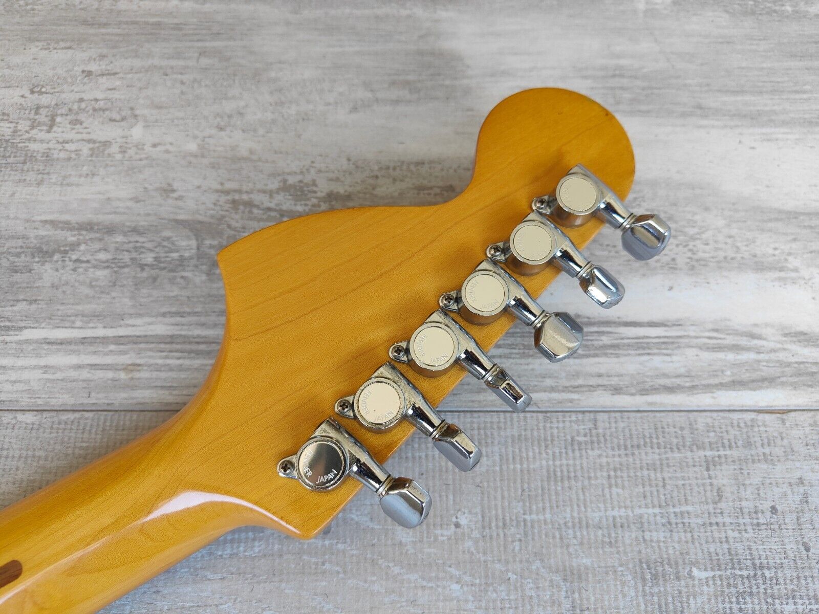 1985 Fender Japan ST72-65 Blackmore Scalloped Stratocaster (Aged Olympic White)