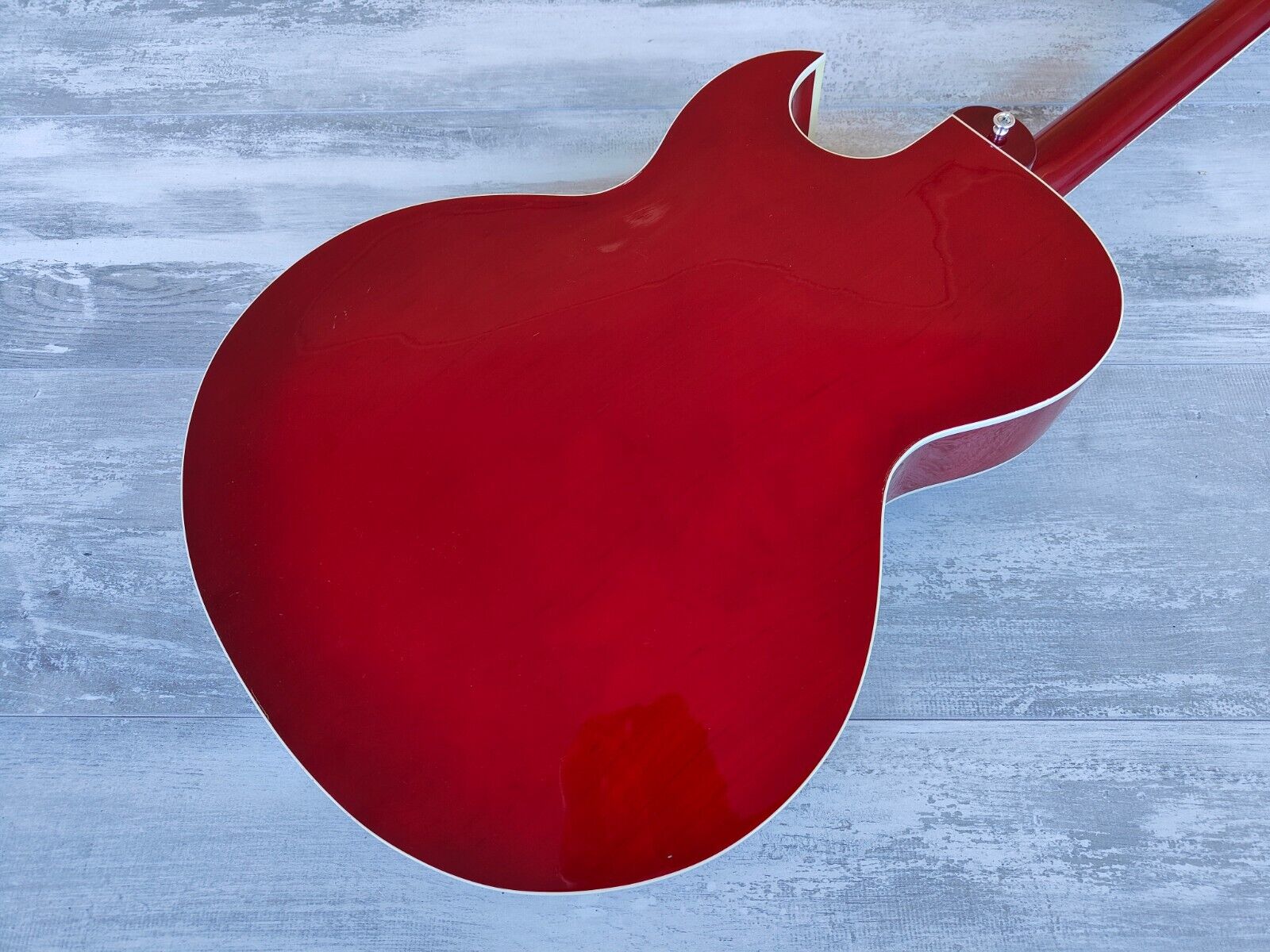 2011 Edwards Japan (by ESP) E-FA-200MA (ES-175) Hollowbody Guitar (Red)