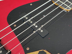 1980's Moon Japan Custom Order Jazz Bass (Transparent Red)