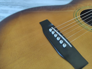 1990's Morris Japan MF-50 Auditorium Acoustic Guitar (Brown Sunburst)