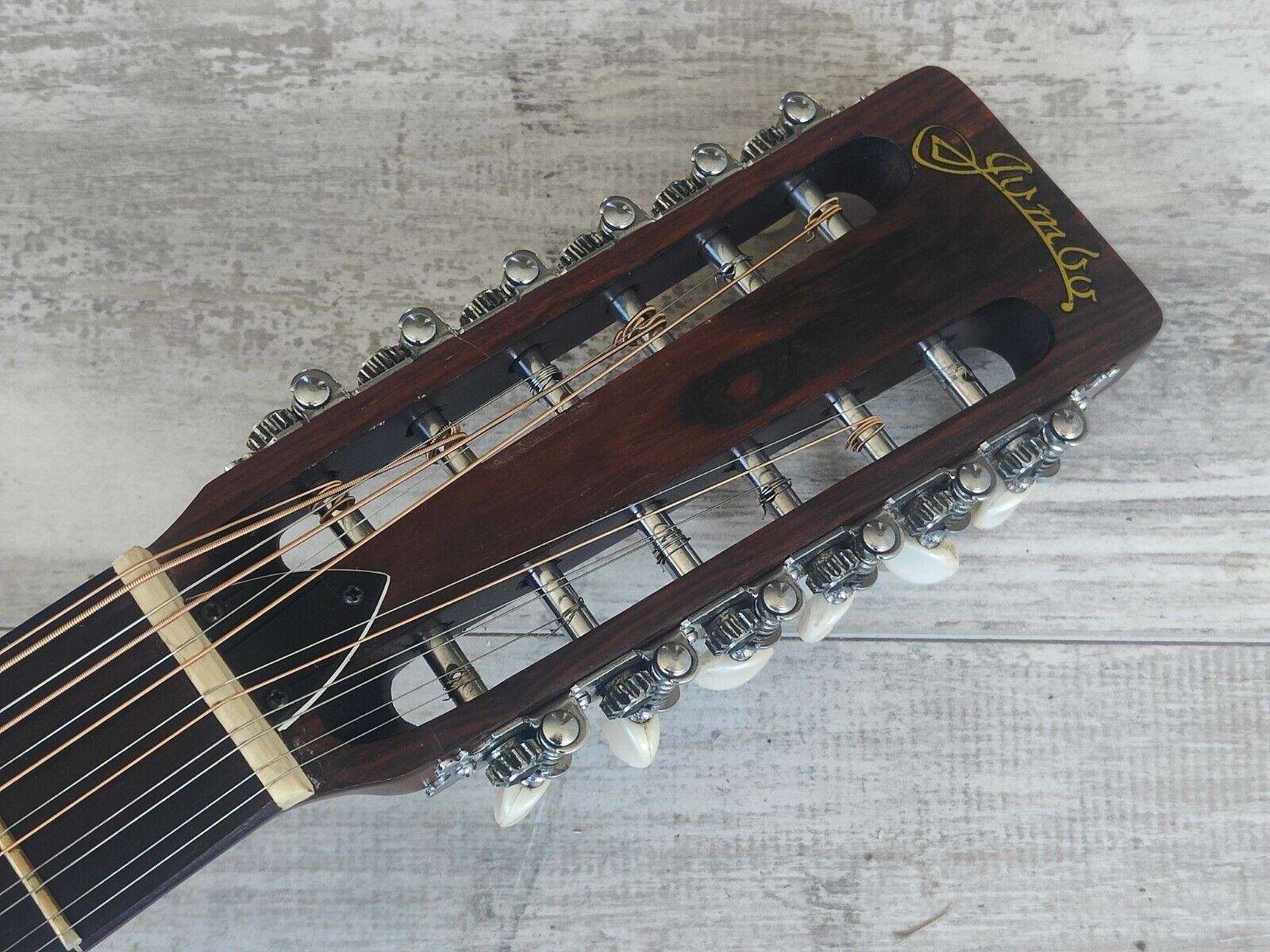 1970's Jumbo Japanese Vintage 12-String Acoustic Guitar (Natural)