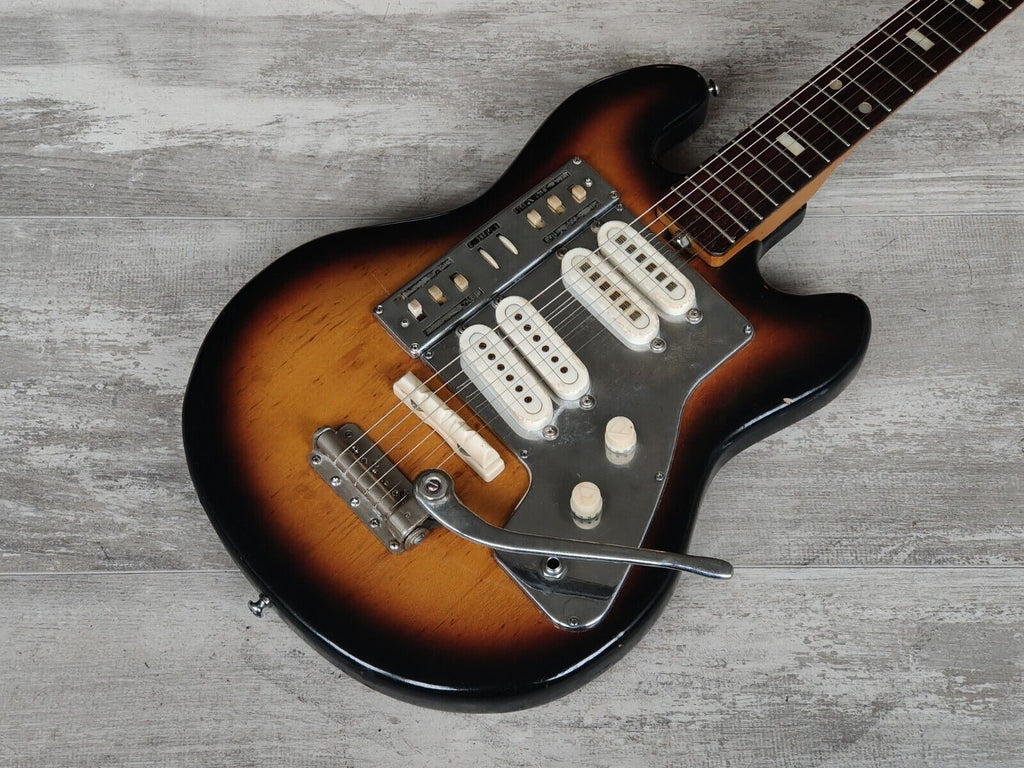 1964 Guyatone Japan LG-140T Vintage Guitar (Sunburst)