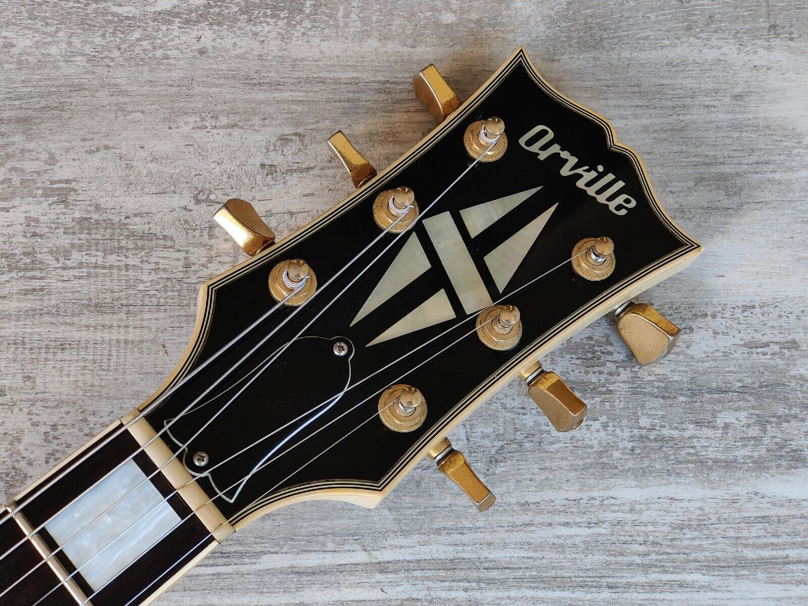 1989 Orville (Gibson) Japan LPC-75 '60's Reissue Les Paul Custom (White)