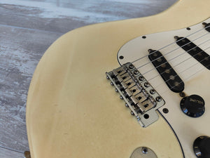 1985 Fender Japan ST72-65 Blackmore Scalloped Stratocaster (Aged Olympic White)