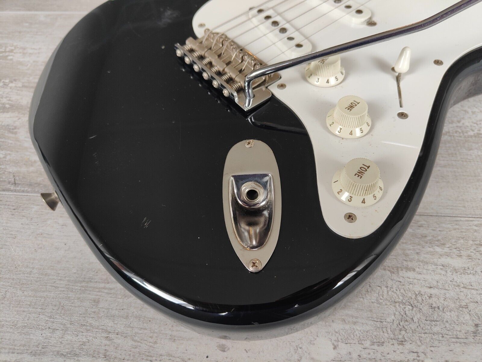 2004 Fender Japan ST57-58US '57 Reissue Stratocaster w/USA Pickups (Black)