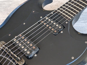 2002 Gibson USA Gothic SG Double Cutaway (Satin Black)
