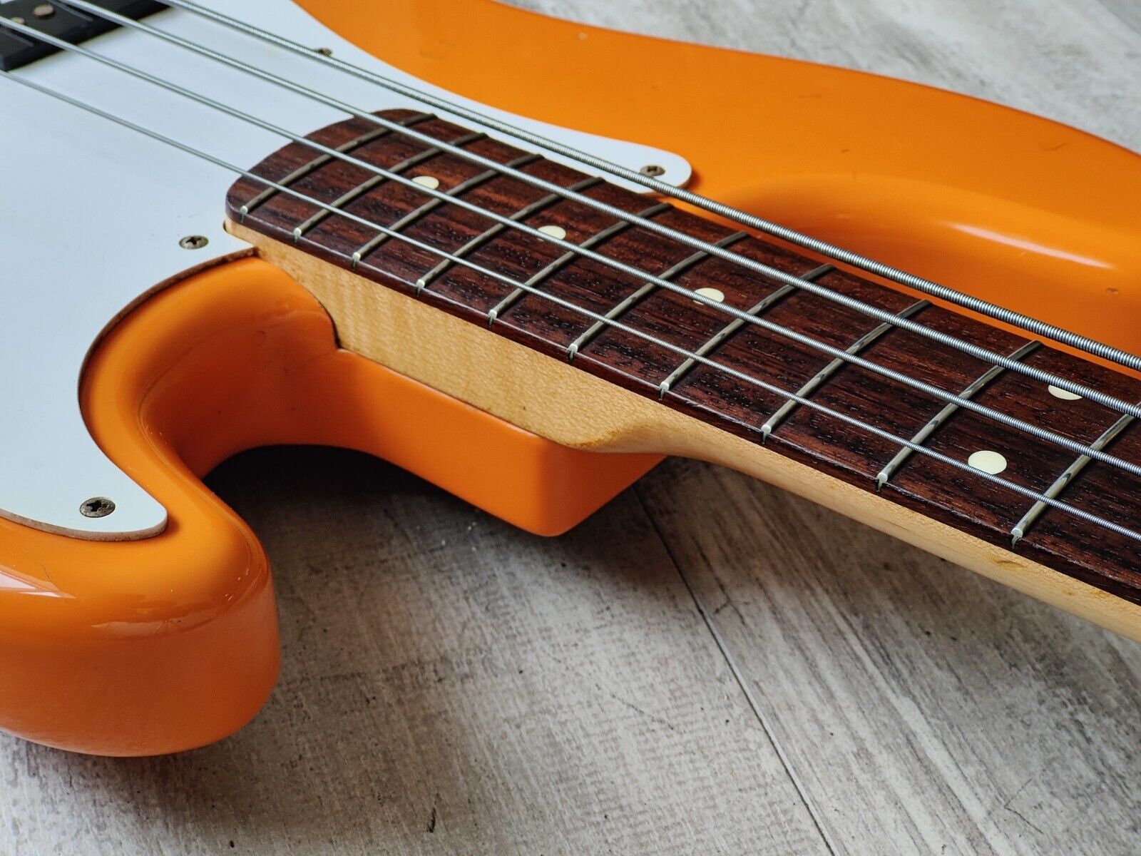 1990's Fender Japan PB-STD Standard Precision Bass (Capri Orange)