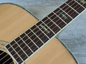 1980's Morris TF-801 Japanese Vintage Acoustic Dreadnought Guitar (Natural)