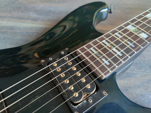 1985 Ibanez Japan Pro Line PL1450 Vintage Electric Guitar (Black)