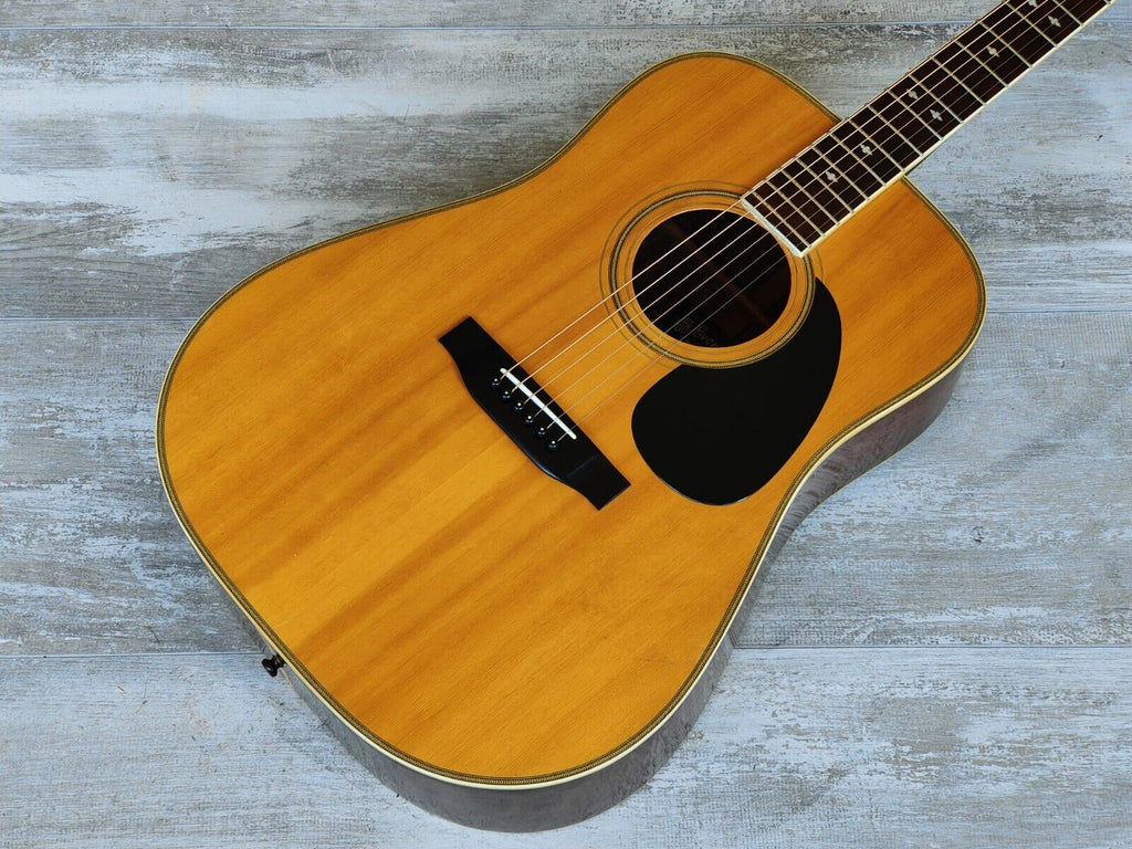 1980's Event (By Matsumoto Japan) Dreadnought Acoustic Guitar (Natural)