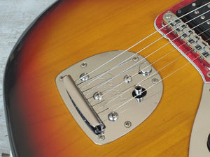 1999 Fender Japan JG66-85 '66 Reissue Jaguar w/Bridge Humbucker (Sunburst)