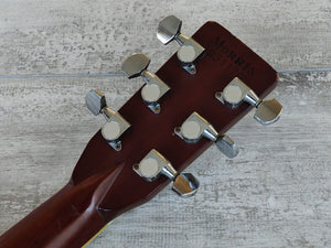 1980's Morris W-60 Japanese Vintage Acoustic Dreadnought Guitar (Natural)
