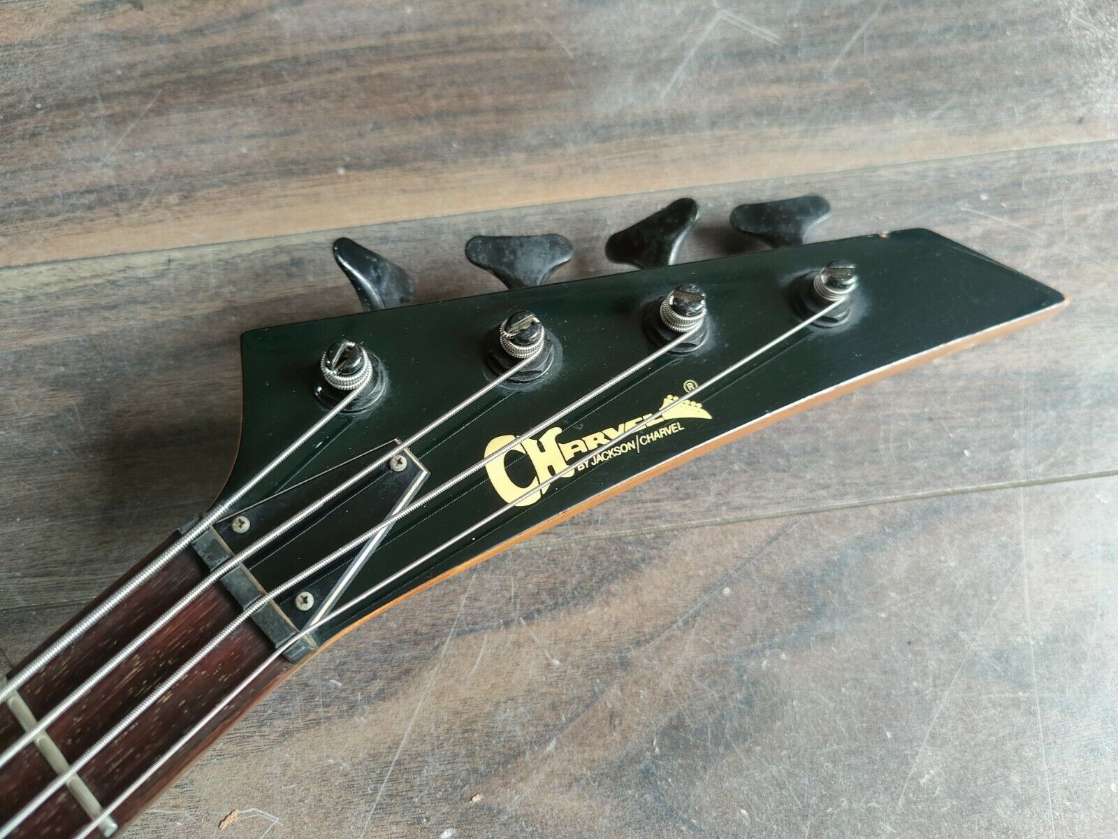 1987 Charvel Model 2B Bass Guitar (Black)