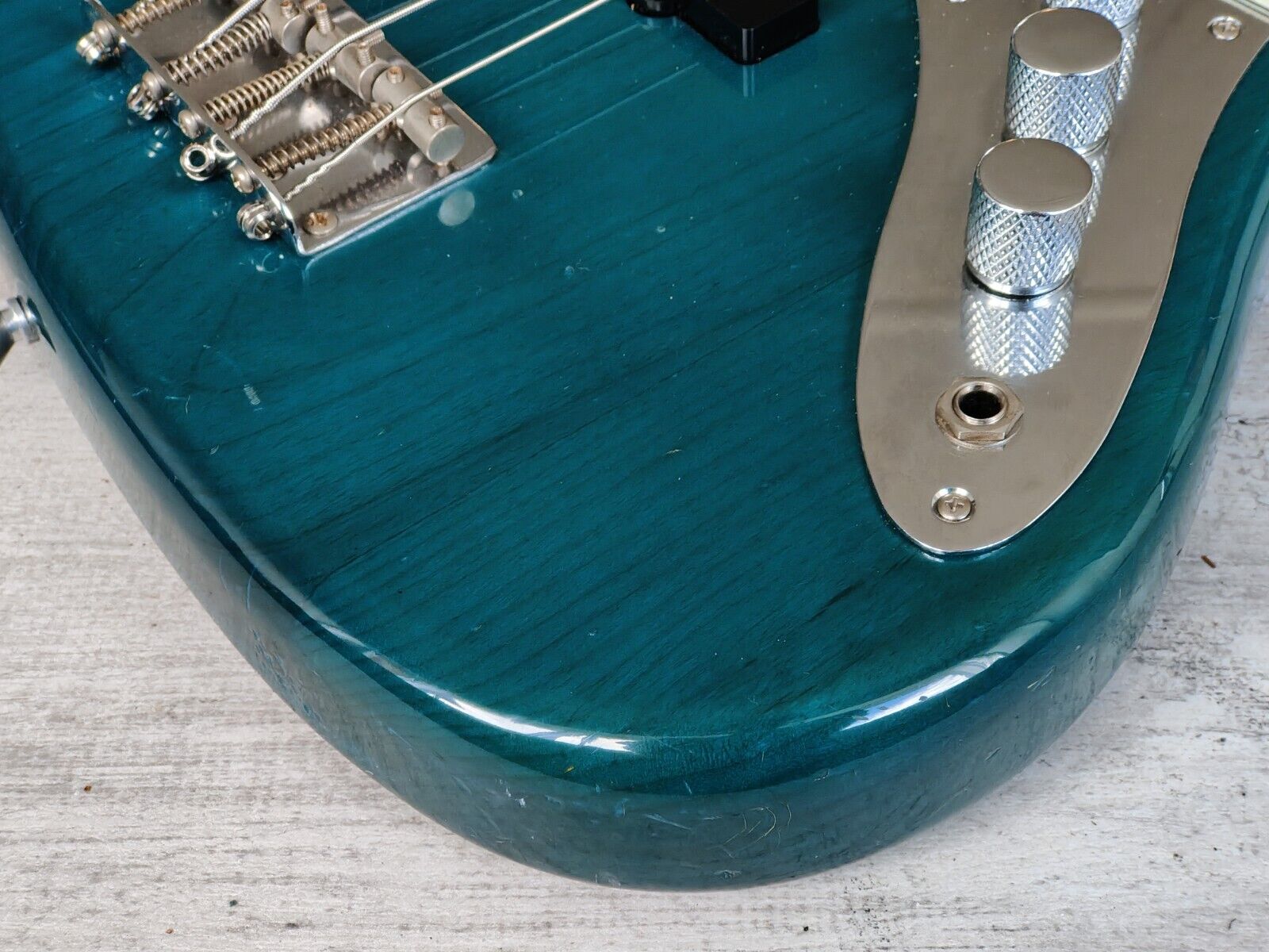 1999 Fender Japan (by Tokai) '62 Reissue Jazz Bass (Transparent Green)