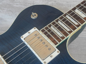 2006 Burny Les Paul Standard (Transparent Blue)