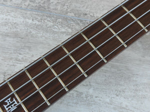 Unknown SG Style Double Cutaway Bass from Japan (Black)