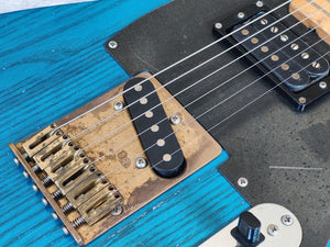 1989 Fender Japan TL67-70SPL Keith Richards Model Telecaster (Refinished Blue)