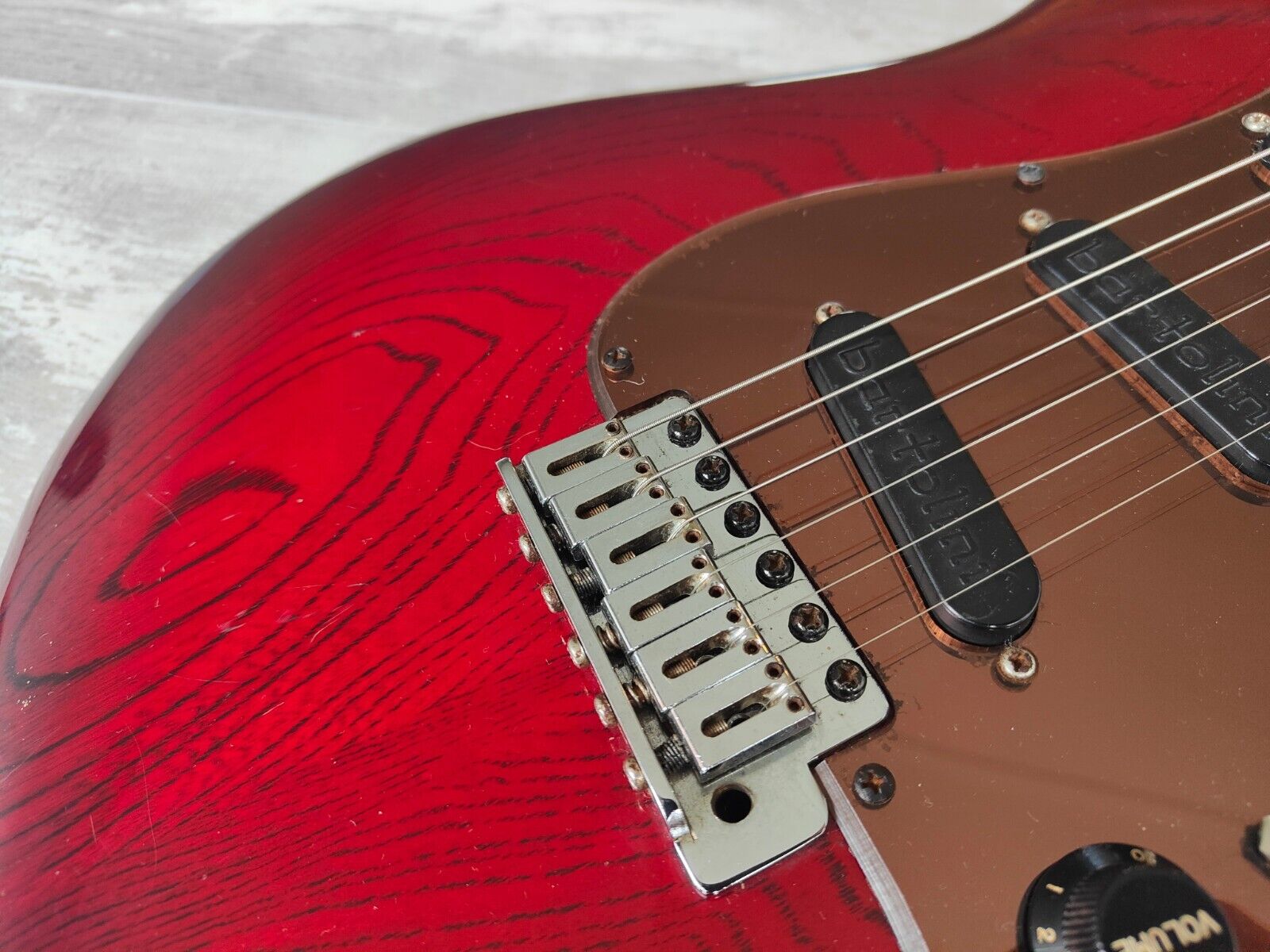 1990's Levinson Blade RH-4 Stratocaster w/Bartolini's (Trans Red)