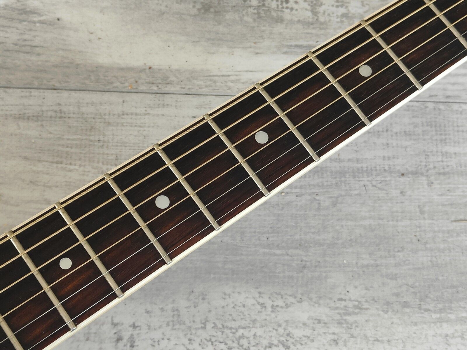 1990's Morris Japan Tornado Z2 TG Ovation Shaped Acoustic Guitar