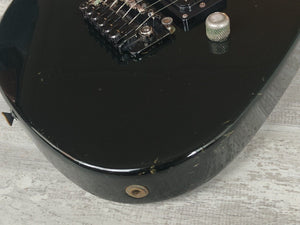 1986 Bill Lawrence (by Morris Japan) BSOM-75 Electric Guitar (Black)