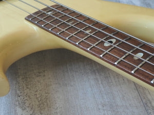 1984 Aria Pro II Japan SB Elite-I Electric Bass (Pearl White)
