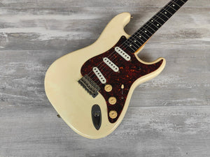 1993 Fender Japan ST62-70 '62 Reissue Stratocaster w/US Pickups + Fuzz (White)