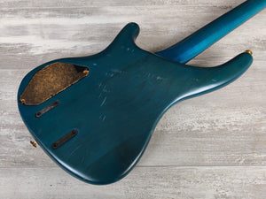 1989 Greco Japan PXB-100 Phoenix (Warwick Style) PJ Bass (Transparent Blue)