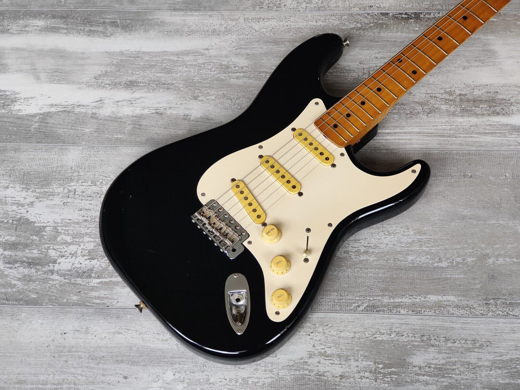 1986 Squier (by Fender Japan) "E Series" Vintage Stratocaster (Black)