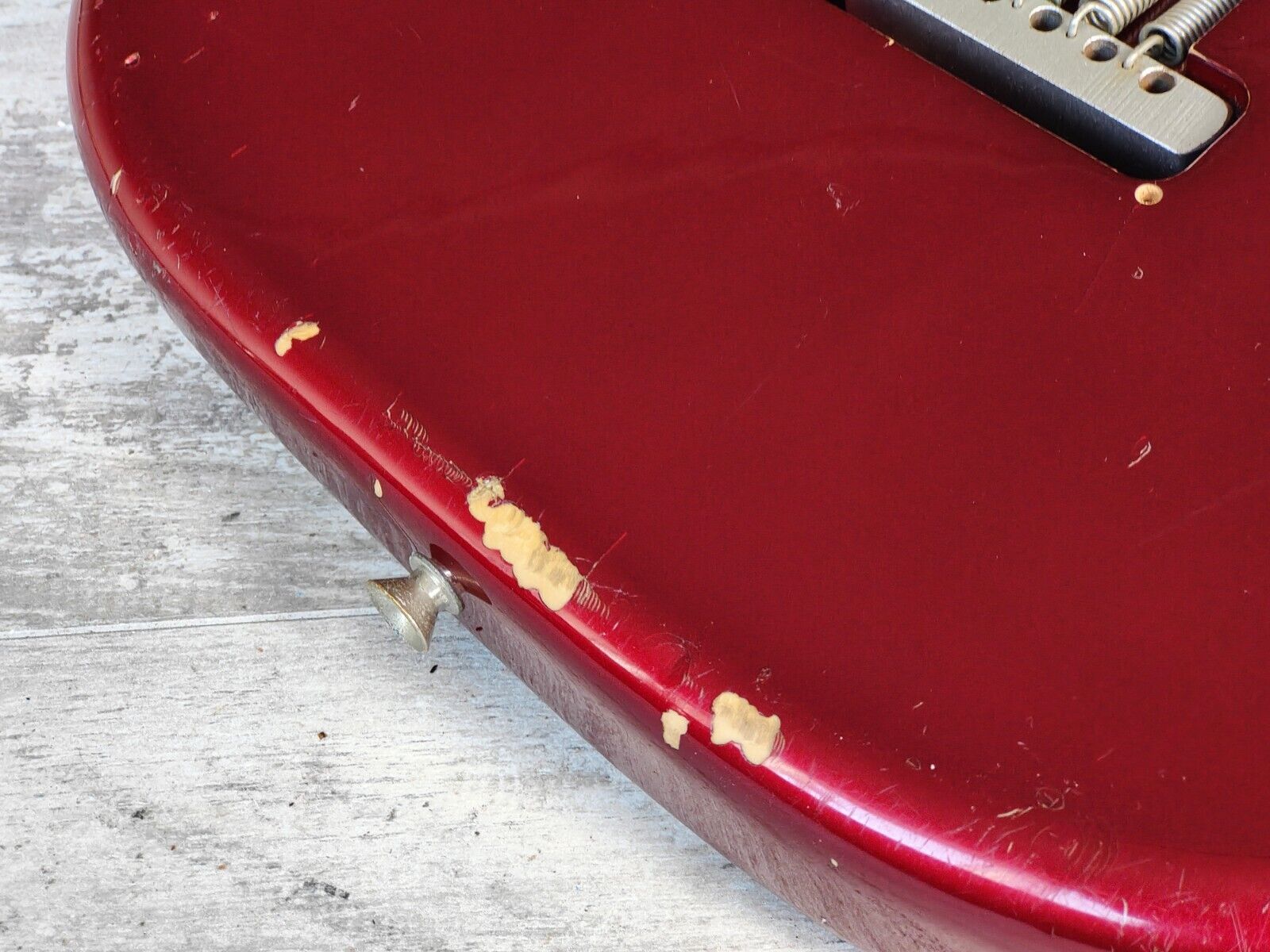 2007 Fender Japan ST57 '57 LH Left Handed Reissue Stratocaster (Candy Apple Red)