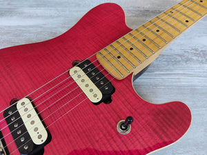 Kimberley Music Axis/EVH Style Guitar (Pink)